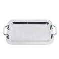 thumbnail image 2 of Stainless Steel Plate, Crafted Buffet Plate with Mirror Finish Elegance for Hotel, Restaurant, and Banquet, Convenient Handle Design, Large Sizzling Platter Serving, 2 of 7