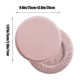 thumbnail image 3 of Czzoypi Housses de Siège de Tabouret Rond Extensibles Housses de Tabouret Rond Lavables Housses de Siège de Tabouret (Rose), 3 of 6