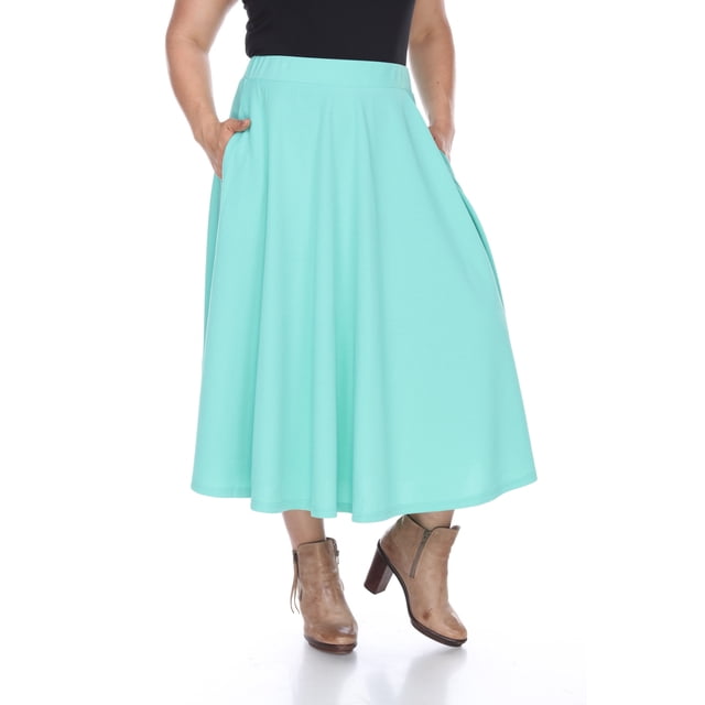 White Mark Jupe Midi Évasée Tasmin pour Femmes