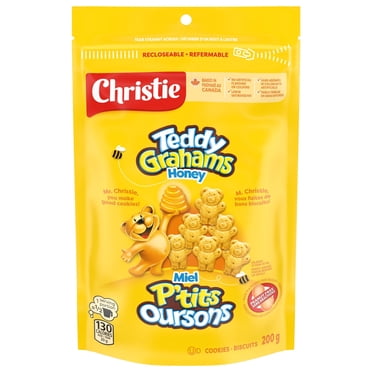 Christie, Teddy Graham Cookies, made in a peanut-free factory, school Snacks, Individually Wrapped