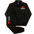 thumbnail image 1 of Men's Canada Print Designer Heritage Tracksuit With Track Jacket & Jogger Trackpants, 1 of 2