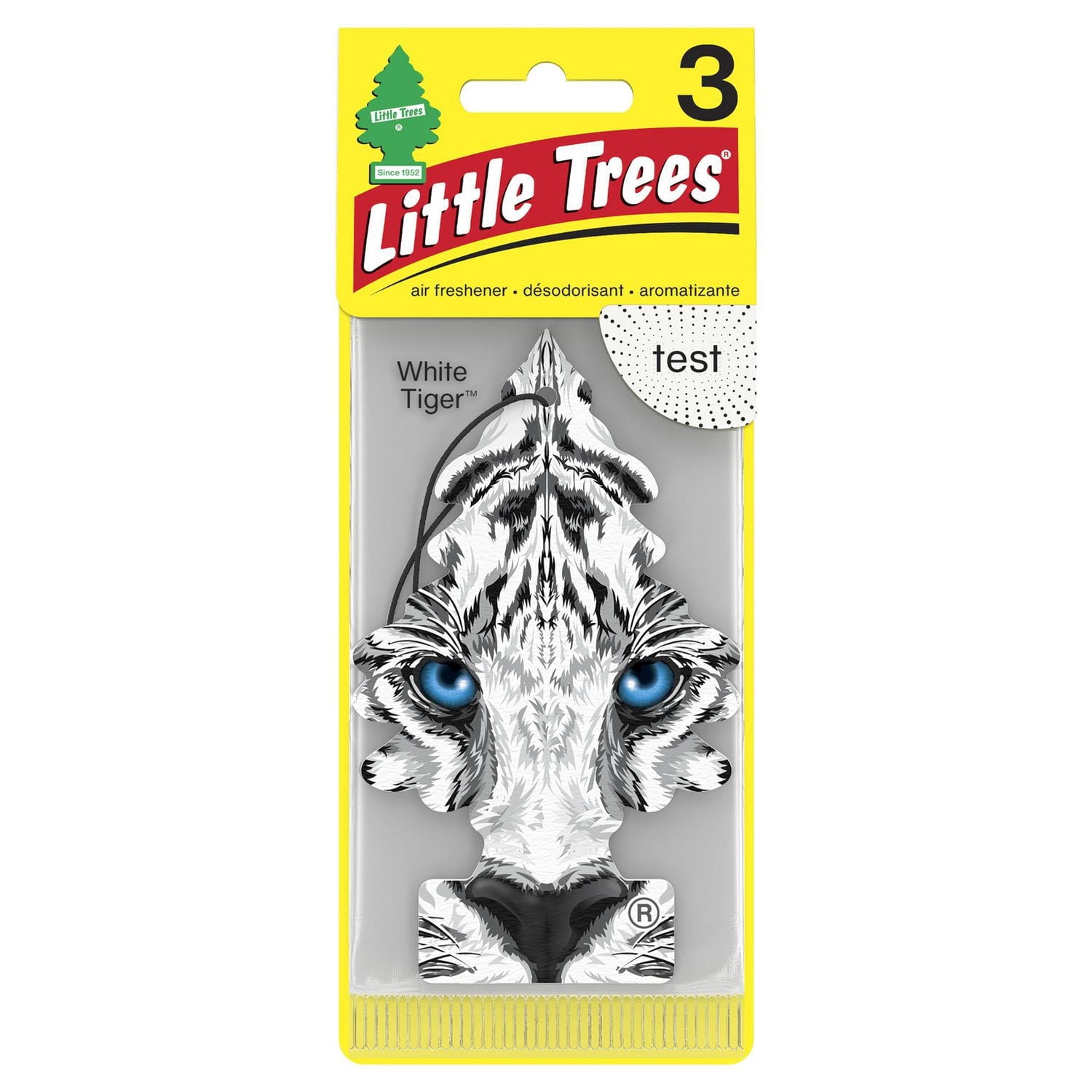 LITTLE TREES air freshener White Tiger 3-Pack