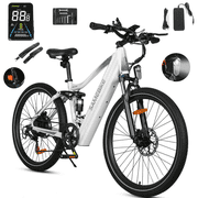 SAMEBIKE XD26-II Electric Bike for Adults, 750W Brushless Motor 48V 14Ah Removable Battery 26" Tire Mountain Commuter E-Bike UL2849