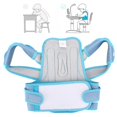 thumbnail image 3 of Enfants Posture Correcteur Corset Dos Colonne Vertébrale Soutien Ceinture de Correction Dos Bossu Ceinture Bleu (M), 3 of 14