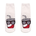 thumbnail image 1 of Womens Mid Length Round Socks Cute Fun Food And Drink Novelty Socks, 1 of 1