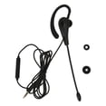 thumbnail image 1 of Call Center Headset, Corded Headset Wired Earpiece Headset With In Ear Bud, Hands Free Single Ear Business Headset For Office, 1 of 8