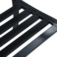 thumbnail image 4 of vidaXL Banc de Jardin 125 cm Acier Noir, 4 of 5