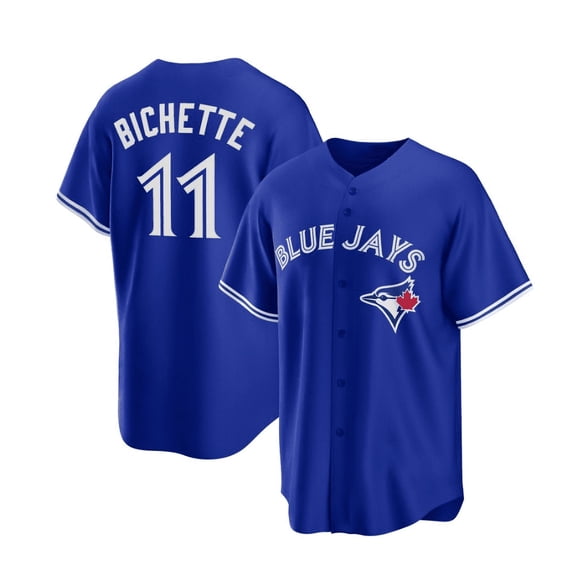 Men Women Toronto Blue Jays Baseball Jersey GUERRERO JR.27# BICHETTE 11# Player Name Jersey —WE