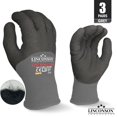thumbnail image 1 of LINCONSON 3 Pack Winter Work Gloves Suitable for Outdoors Construction Warehousing Freezers & Mechanics, Safety Performance Series-Grey, 1 of 5
