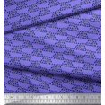 thumbnail image 2 of Soimoi Poly Georgette Fabric Cross Sign & Triangle Geometric Decor Fabric Printed Yard 42 Inch Wide, 2 of 3