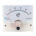thumbnail image 2 of Analog Panel AMP Current Ammeter Meter 0-100uA DC 0-100uA, 2 of 9