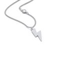 thumbnail image 2 of Lightning Bolt Charm Necklace with Gemstone, 2 of 6