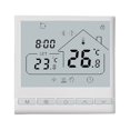 thumbnail image 1 of Intelligent Temperature Controller Switch, 105 Model, 5+2 Six-Program Weekly Scheduling, LED Display, 16A Electric Heating, ABS+PC Material, 86x86x15mm, AC 108-260V, 0-45°C Working Temp, White, 1 of 6