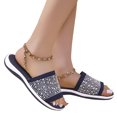 thumbnail image 4 of LSLJS Sandales Pantoufles d'Été pour Femmes avec Strass, Décontractées et Respirantes, Chaussures pour Femmes, Pantoufles pour Femmes, 4 of 7
