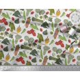 thumbnail image 2 of Soimoi Poly Georgette Fabric Dot & Mix Vegetable Print Fabric by the Yard 42 Inch Wide, 2 of 2