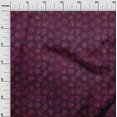 thumbnail image 3 of oneOone Velvet Dark Magenta Fabric Asian Block Sewing Material Print Fabric By The Yard 58 Inch Wide, 3 of 4