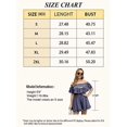 thumbnail image 4 of Women‘s Summer Off Shoulder Dress Pleated Flowy Neck Belt Printed Dress, 4 of 4