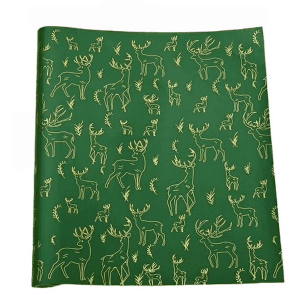 Under 10 Dollar! Christmas Clearance Sale! Christmas Decorations Indoor Home Decor, Christmas Wrapping Paper Set 5 Rolls Gold Foil Holiday Gift Wrap With Assorted Festive Designs