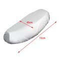 thumbnail image 4 of Motorcycle Seat Cover Motorbikes Waterproof Protector Cover mopeds Motorcycle Mopeds Pad Protector Silver M, 4 of 8