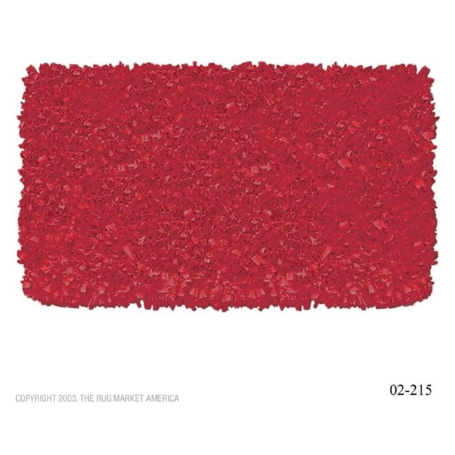 The Rug Market 02215B 4-Haggy Chiffon Rouge Rouge 2.8X4.8