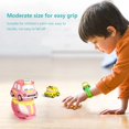 thumbnail image 4 of Alloy Electronic Watch 1:62 Mini Cartoon Watch Toy Car Racer Gravity with Sound and Light Sensor RC Toy Gift for Kids Dropship - Orange, 4 of 6