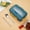 Navy #4, variant on Plastic Lunch Box with Stainless Steel Cutlery | Divided Meal Prep Container with Compartments | Microwaveable Food Storage for School Office Work | Bento Box for Adults and Kids