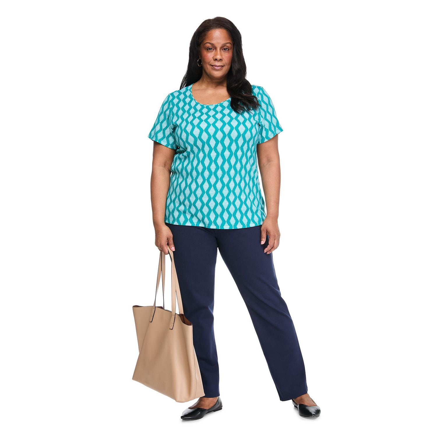 Pantalon à enfiler Karen Scott Plus pour femmes