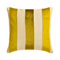 thumbnail image 1 of Throw Pillow Case, Chartreuse Green 24"x24" (60x60 cm) Pillow Cases, Velvet Patchwork Throw Pillows For Sofa, Striped Pattern Modern Style - Velvet Band Chartreuse, 1 of 3