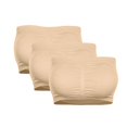 thumbnail image 2 of Double Women Plus Size Strapless Bra Bandeau Tube Removable Padded Top Stretchy, 2 of 5