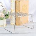 thumbnail image 3 of Gril Barbecue Pliant en Acier Inoxydable HLONK, Extérieur, Portable, Argent, 3 of 8