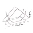 thumbnail image 3 of Chmadoxn Kitchen Gadgets, Semicircular Table Number Rack Iron Paper Towel Rack Living Room Paper Towel Rack Vertical Napkin Rack Paper Towel Storage Stainless Steel Paper Towel Holder, 3 of 6