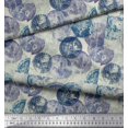 thumbnail image 3 of Soimoi Rayon Fabric Coins Vintage Printed Fabric 1 Yard 42 Inch Wide, 3 of 3