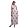 thumbnail image 1 of Bimba Robe Longue Maxi Bohème à Bretelles Sans Manches Imprimée Florale pour Femme - Petit, 1 of 6