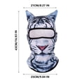 thumbnail image 3 of Summer Savings Clearance! Summer Sunscreen Outdoor Face Mask Pattern Face Gini Headmask, 3 of 5