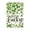 F, variant on St. Patrick's Day Four-Leaf Clover Garden Flag, Durable Flax Outdoor Decoration for Yard, Pole and Holiday Celebration