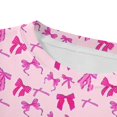 thumbnail image 5 of Ensemble de Pyjamas Garçon Tout-Petit Imprimé Nœud Col Rond Doux Confort Été Tenue Fille Garçon Pyjamas Taille 2T 3T, 5 of 5