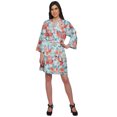 thumbnail image 1 of Moomaya Printed Kimono Robe For Girls Crossover Bathrobe Kimono Women Bathrobe, 1 of 5