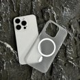 thumbnail image 1 of Premium Aesthetics Ins-Style Clear Magnetic Silicone Case – (Matte white,iPhone 13 Pro), 1 of 6