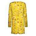 thumbnail image 4 of Pompotops Chemisier Décontracté à Manches Longues Imprimé pour Femmes avec Poche Cardigan Liquidation, 4 of 5