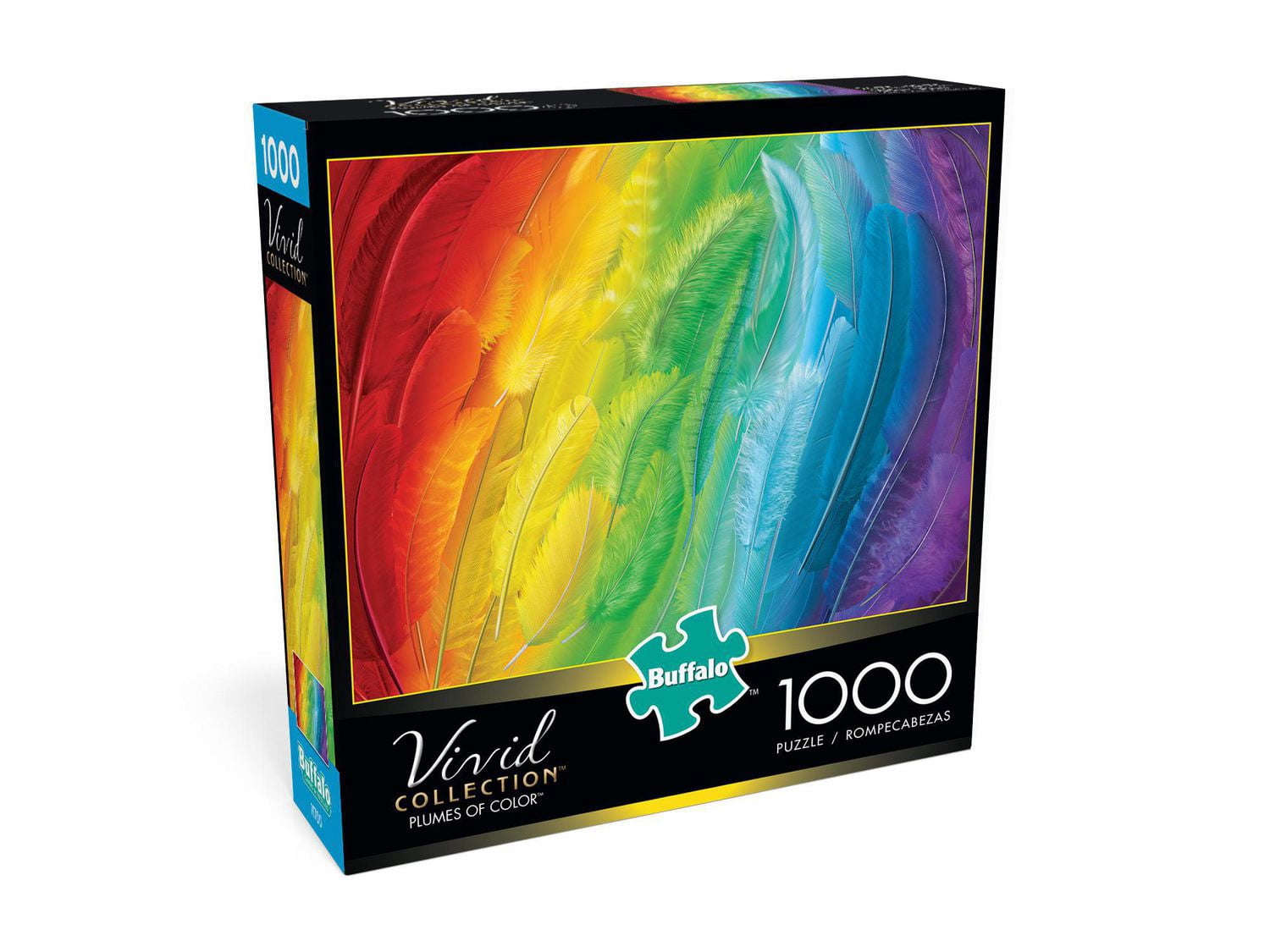Buffalo Games - Le puzzle Vivid Collection - Plumes of Color - en 1000 pièces