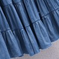 thumbnail image 4 of Jupe Décontractée à Taille Élastique pour Filles - Polyester, Âges 5-12 Ans, à Paire avec Espadrilles, 4 of 5