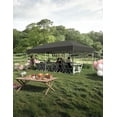 thumbnail image 2 of Heavy Duty Pop Up Canopy Tent for Parties - 10'x20' Waterproof Gazebo Shelter for Outdoor Events, Black, 2 of 6