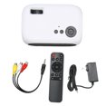 thumbnail image 2 of Mini Projecteur Portable, Projecteur de Film 1920x1080 3000lm, Projecteur Vidéo LED Portable, USB, Entrée AV pour Cinéma Maison, 2 of 8