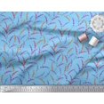 thumbnail image 2 of Soimoi Poly Georgette Fabric Lavender Floral Print Fabric by Yard 42 Inch Wide, 2 of 3