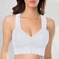 thumbnail image 2 of Bras Adjustable Minimizer Wireless Bra With Full Coverage All-Day Ease Queen Size Women Bra White XXL, 2 of 5