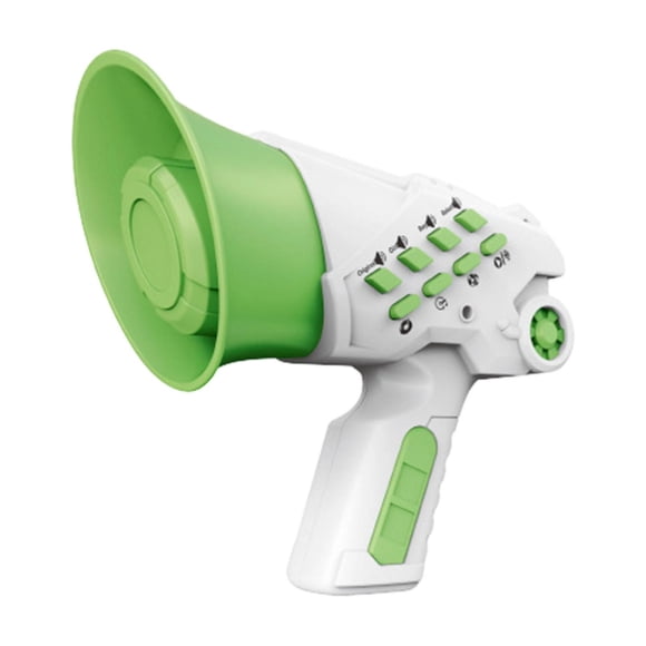Milaget Jouet Changeur de Voix Jouet Drôle Mini Mégaphone Jouet pour Activités Camping de Rue Vert Clair