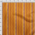 thumbnail image 3 of oneOone Tissu Polyester Lycra Chevron Imprimé Ikat Tissu au Mètre 56 Pouces de Large, 3 of 4