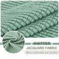 thumbnail image 3 of Housse de Canapé Extensible Jacquard 2024 Texturée Antidérapante pour Canapé d'Angle Gris Foncé, 3 of 6