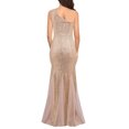 thumbnail image 3 of EGNMCR Robe à Paillettes à une Épaule pour Femme Automne Couleur Unie Sans Manches Ajustée Cocktail Formelle Robe Moulante Corset Tendance Bal Fête Soirée Maxi Robes, 3 of 5
