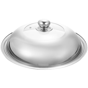 Couvercle Universel en Acier Inoxydable pour Casseroles Couvercle de Casserole et Poêle Couvercle de Poêle à Frire Couvercle de Poêle Universel